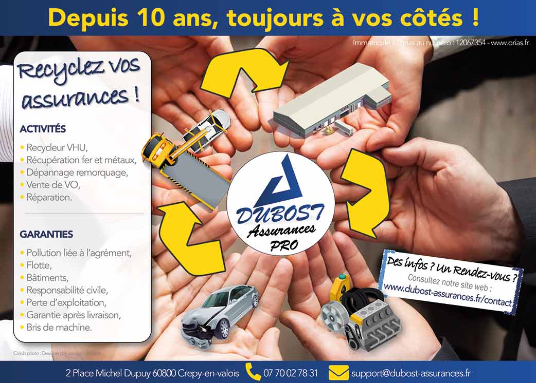Dubost assureur de recycleurs depuis plus de 10 ans !
